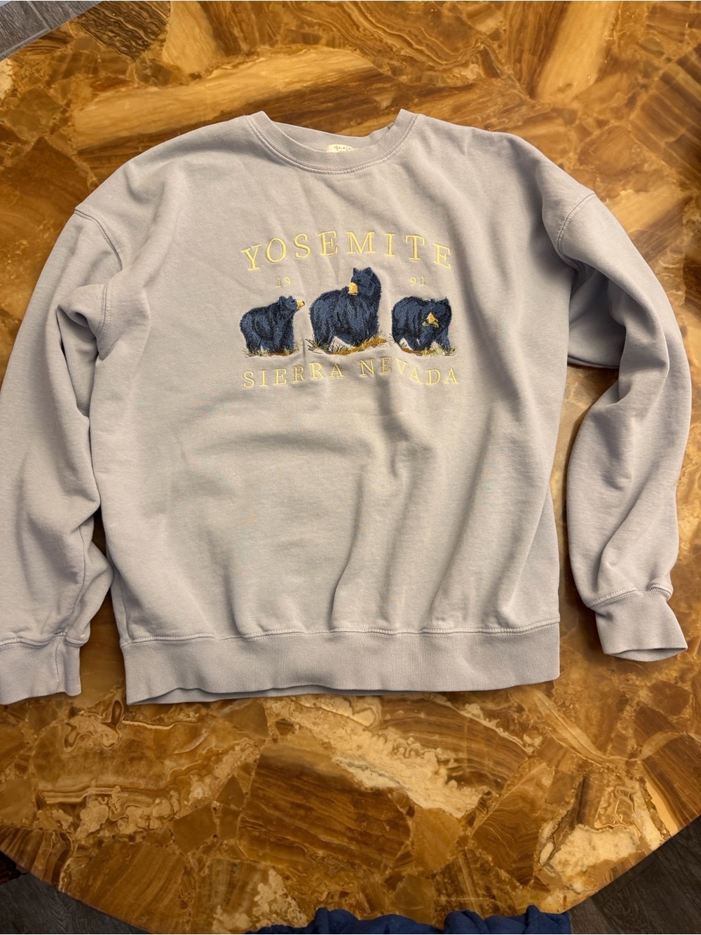 Yosemite Bear Crewneck Sweatshirt large or xl?